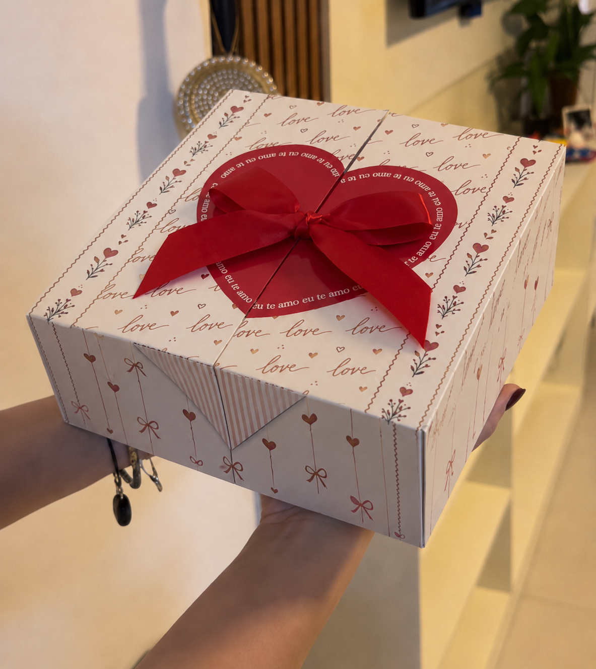 Caixa do Amor montada e fechada